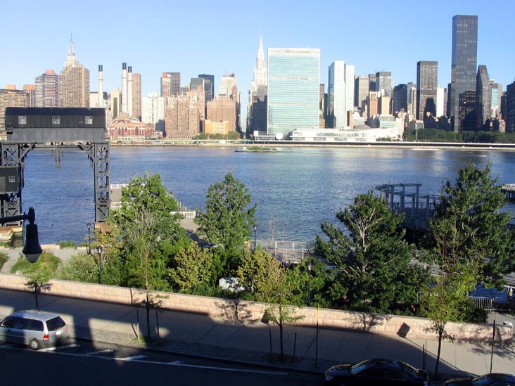 Manhattan Skyline From Hunters Point, Long Island City, Queens, September 10, 2004