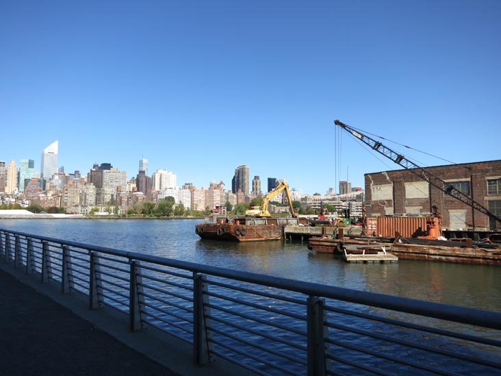 Anable Basin, Gantry Plaza State Park, Hunters Point, Long Island City, Queens, September 28, 2013