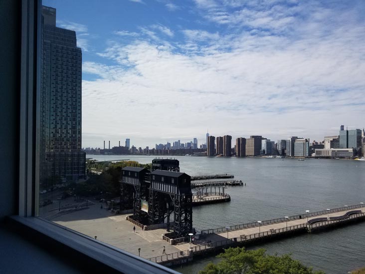 View Toward Lower Manhattan From Hunters Point Library, Hunters Point, Long Island City, Queens, September 30, 2019