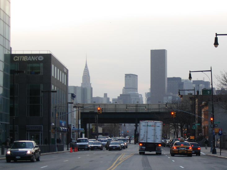 44th Drive, Looking West from Jackson Avenue, Hunters Point, Long Island City, Queens