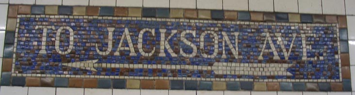 Mosaic, Vernon-Jackson Subway Station, Hunters Point, Long Island City, Queens
