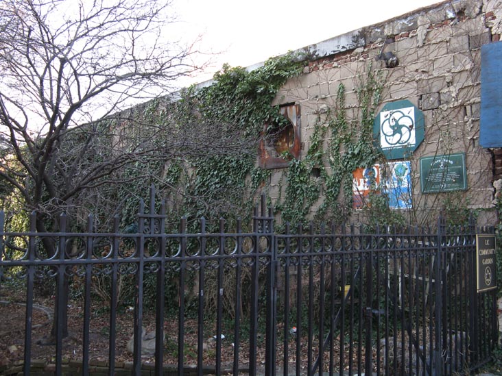 LIC Community Garden, 49th Avenue Between 5th Street and Vernon Boulevard, Hunters Point, Long Island City, Queens, January 12, 2010