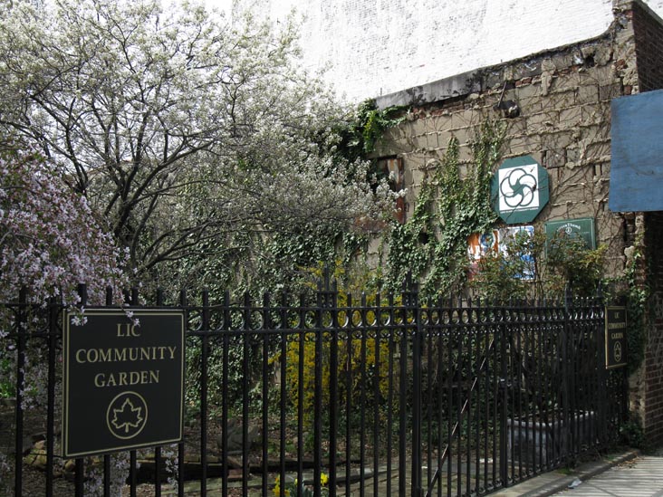 LIC Community Garden, 49th Avenue Between 5th Street and Vernon Boulevard, Hunters Point, Long Island City, Queens, April 5, 2010