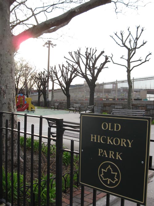 Old Hickory Park, Jackson Avenue and 51st Avenue, Hunters Point, Long Island City, Queens, April 8, 2011