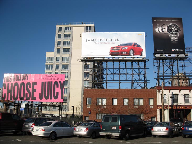 Billboards, Vernon Boulevard Near Queens-Midtown Tunnel, Hunters Point, Long Island City, Queens, December 9, 2010