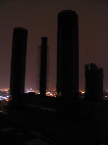 Schwartz Chemical Company Building Smokestacks, April 20, 2005