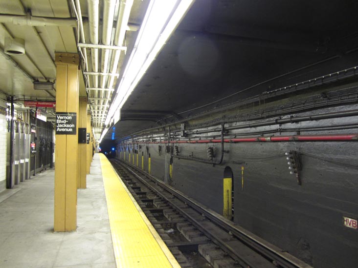Vernon Boulevard-Jackson Avenue Subway Station, Hunters Point, Long Island City, Queens, November 29, 2012