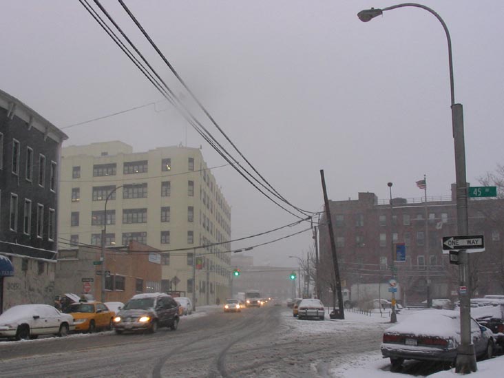 45th Avenue and Vernon Boulevard, Hunters Point, Long Island City, Queens, March 16, 2004