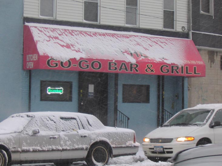 Go-Go Bar and Grill, Vernon Boulevard, Hunters Point, Long Island City, Queens, March 16, 2004