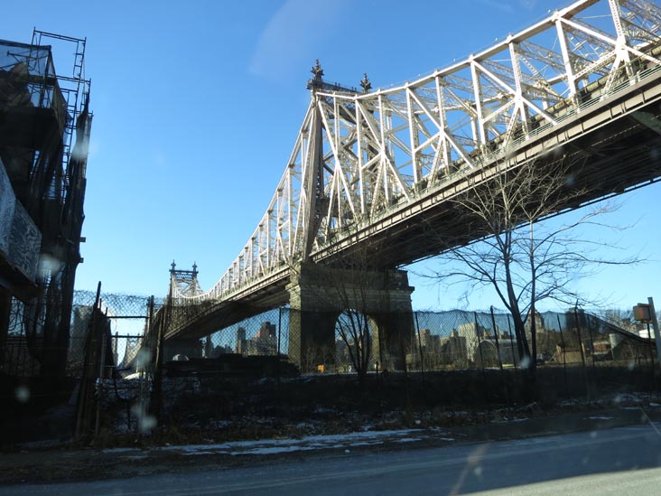 Queensboro Bridge From Vernon Boulevard, Long Island City, Queens, January 26, 2013