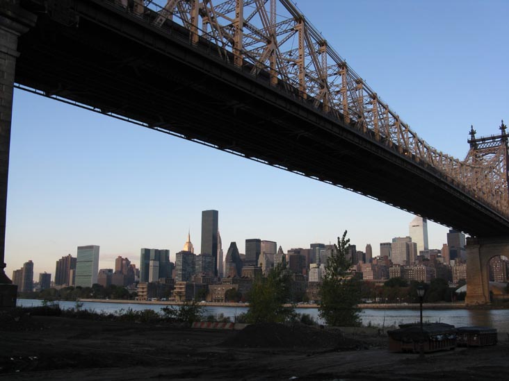 Queensboro Bridge and Midtown Manhattan From Queensbridge Park, Long Island City, Queens, October 20, 2009