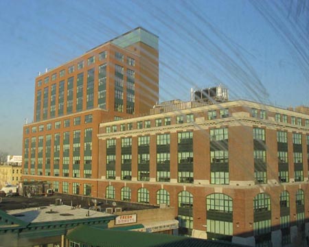 Brewster Building From An Astoria-Bound N Train, Long Island City, Queens, March 23, 2004