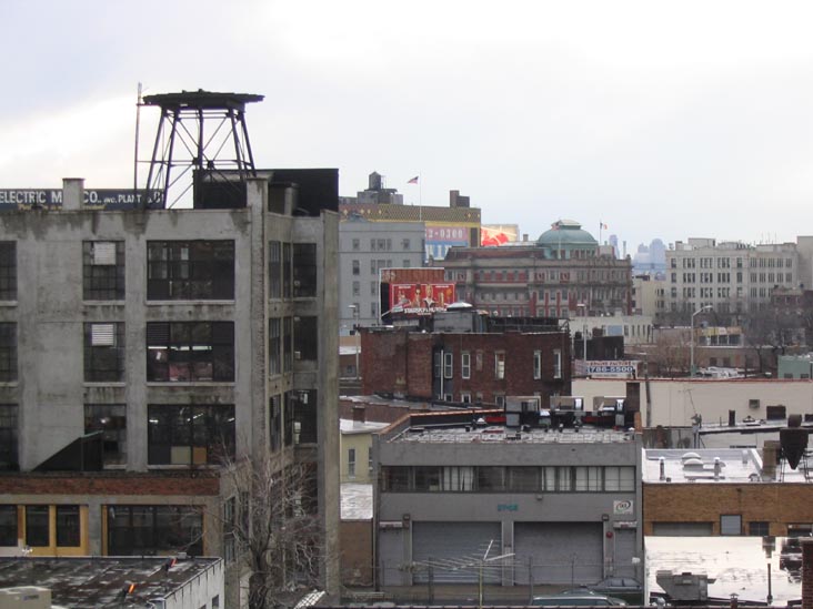 View Toward Court Square From Queensboro Plaza Subway Platform, Long Island City, Queens, March 6, 2004