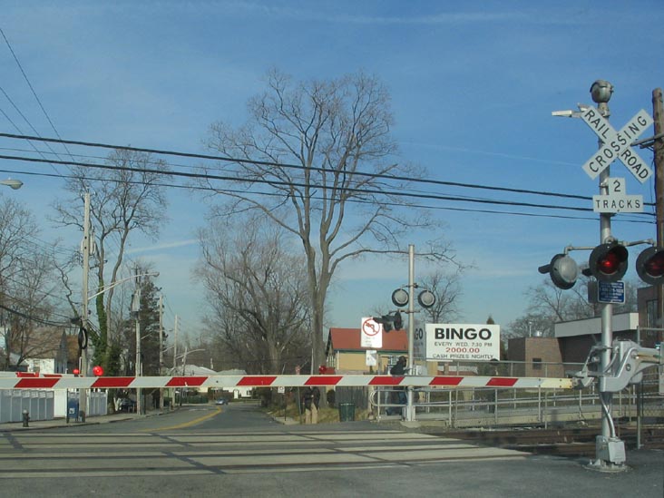 Train Crossing, Little Neck Station, Little Neck, Queens
