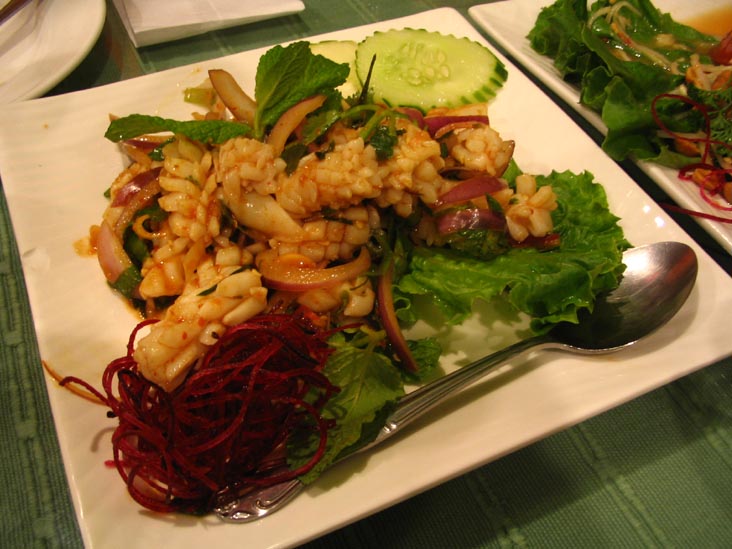 Squid Salad, Chao Thai, 85-03 Whitney Avenue, Elmhurst, Queens