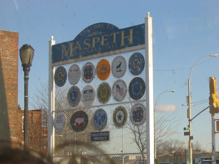 Welcome to Maspeth: Grand Avenue Near 69th Street, Maspeth, Queens