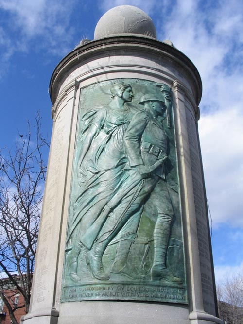 Ridgewood War Memorial, Ridgewood Veterans Triangle, Ridgewood, Queens
