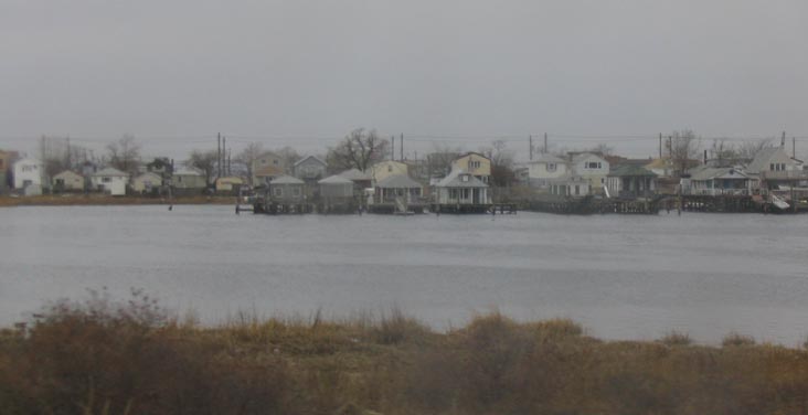 Broad Channel from the Rockaway Park Shuttle Train, Queens, New York