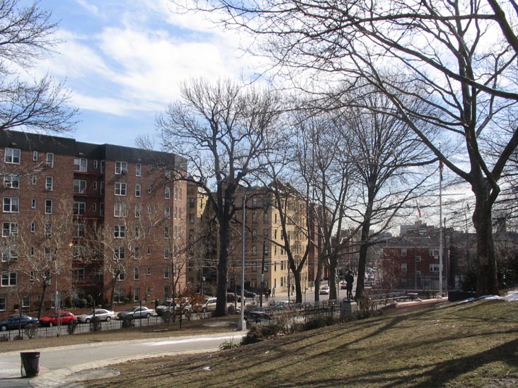 View Towards 56th Street, Doughboy Park, Woodside, Queens