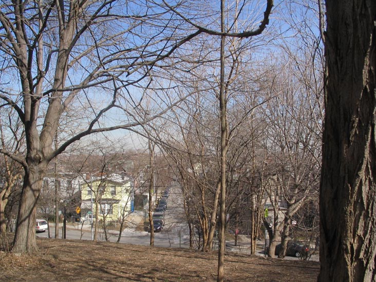 View Towards 54th Street, Virgilio Playground, Doughboy Park, Woodside, Queens