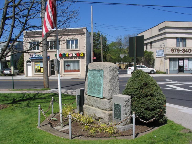 Egbertville War Memorial, Richmond Road and Rockland Avenue, SE Corner, Egbertville, Staten Island