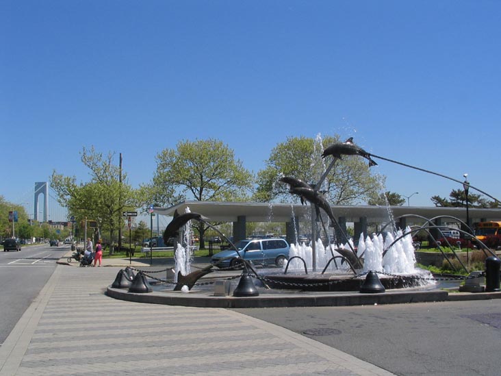Fountain of the Dolphins, South Beach, FDR Boardwalk and Beach, Staten Island
