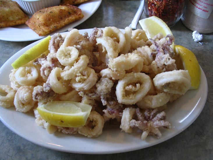 Fried Calamari, Nunzio's, 2155 Hylan Boulevard, Grant City, Staten Island