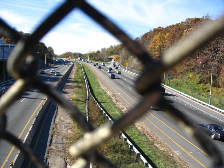 Staten Island Expressway, Looking West From Richmond Parkway Interchange, Staten Island, November 6, 2004