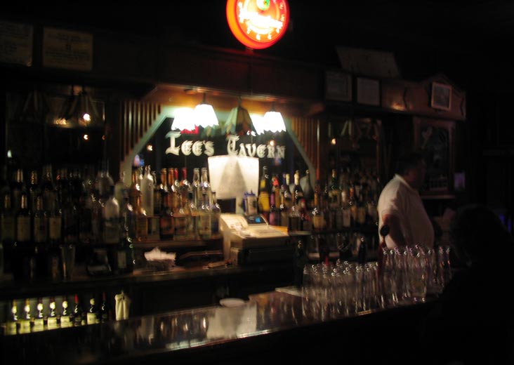 Bar, Lee's Tavern, 60 Hancock Street, Dongan Hills, Staten Island, April 18, 2004