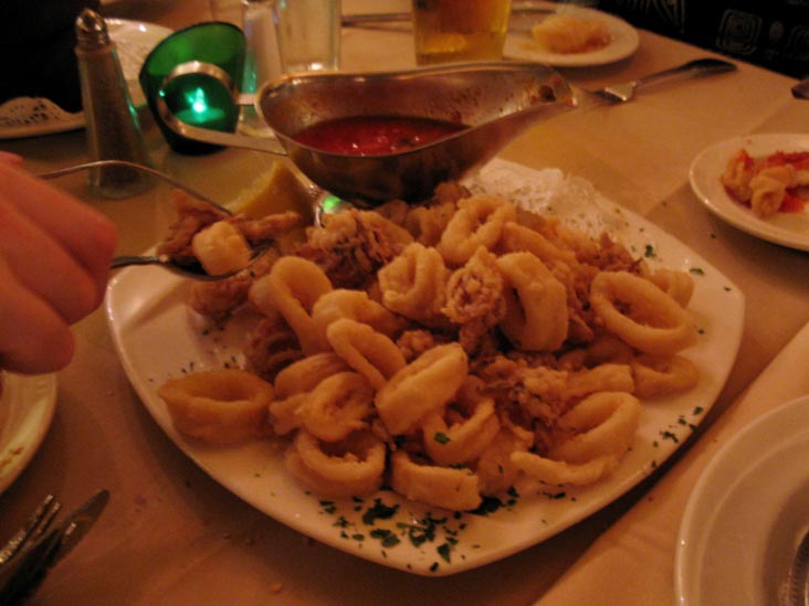 Calamari, Cucina Di Napoli, 7324 Amboy Road, Tottenville, Staten Island, October 23, 2010, 7:00 p.m.