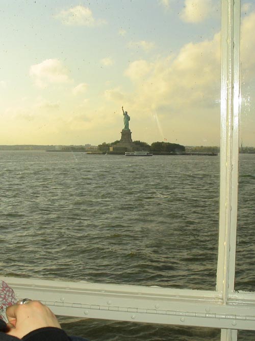 Statue of Liberty From Staten Island Ferry, Staten Island Railway Pub Crawl, October 27, 2007, 4:43 p.m.