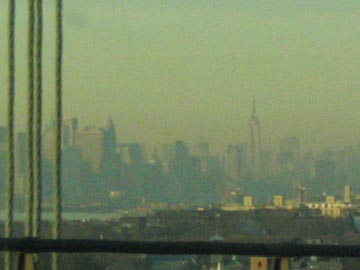 View of Manhattan from the Verrazano-Narrows Bridge