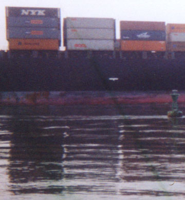 Container Ship in the Kill van Kull