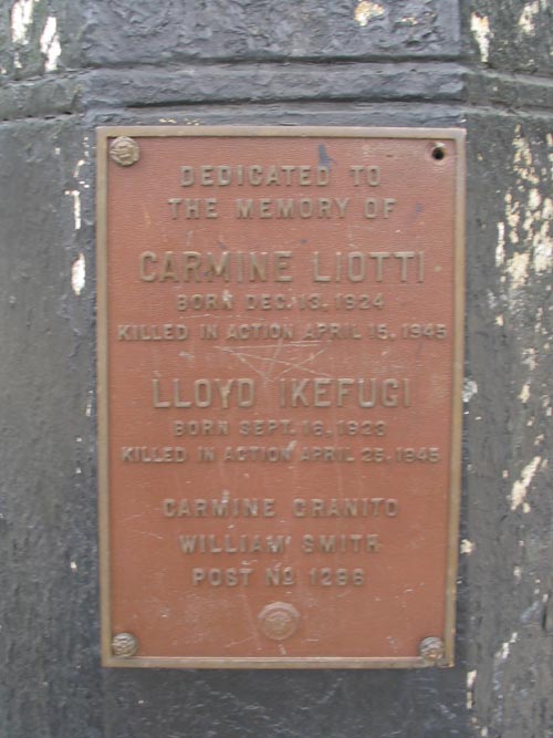 Carmine Liotti-Lloyd Ikefugi Plaque, Liotti-Ikefugi Playground, New Brighton, Staten Island