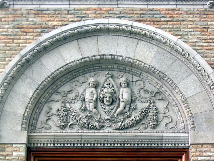 Detail Above Door, 160 Heberton Avenue, Port Richmond, Staten Island