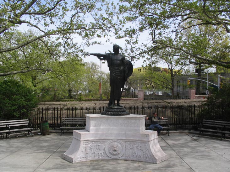 Clarence T. Barrett Memorial, Barrett Triangle, St. George, Staten Island, May 2, 2006
