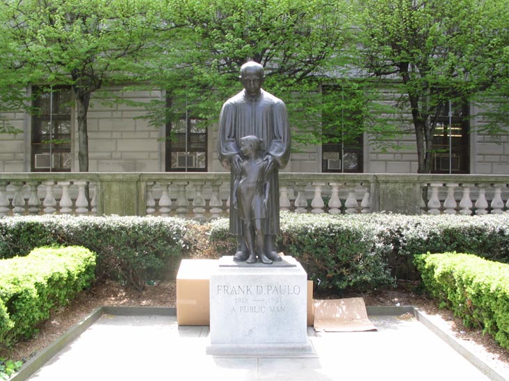 Father Frank D. Paulo Statue, Staten Island Borough Hall, St. George, Staten Island