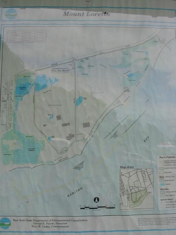 Mount Loretto Unique Area Map, Staten Island