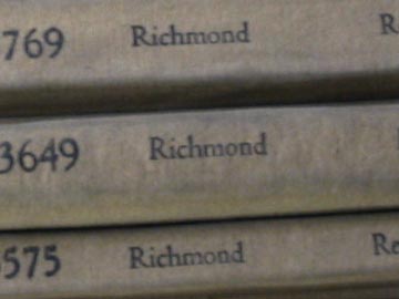 Richmond Archives, Library Stacks, July 2, 2004