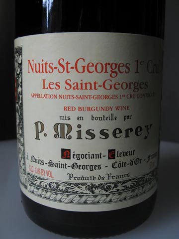 1990 P. Misserey Nuits-St.-Georges 1er Cru Les St.-Georges
