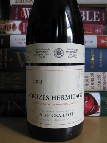 2008 Alain Graillot Crozes Hermitage