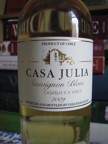 2009 Casa Julia Sauvingnon Blanc