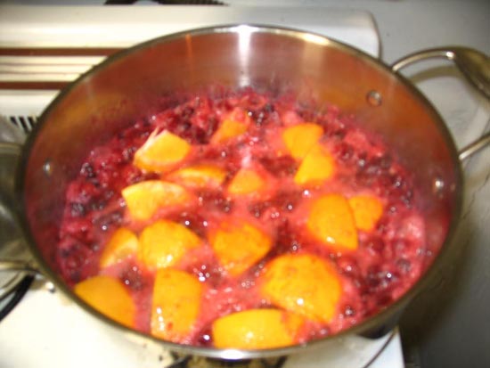 Cranberries with Oranges