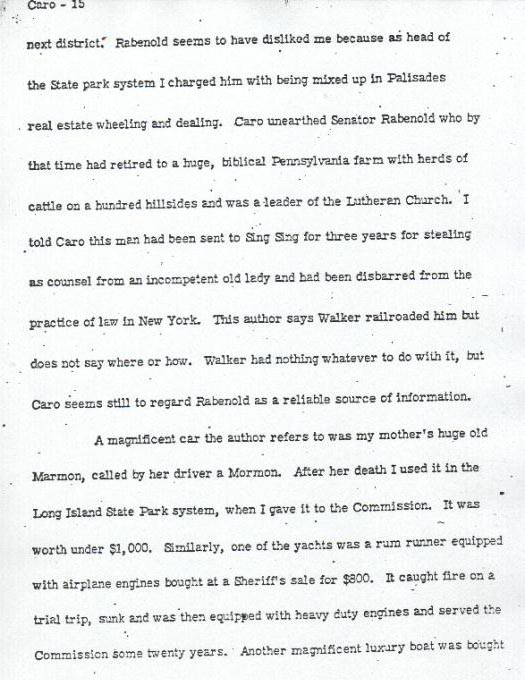Robert Moses' Response to Robert Caro's The Power Broker, Page 15