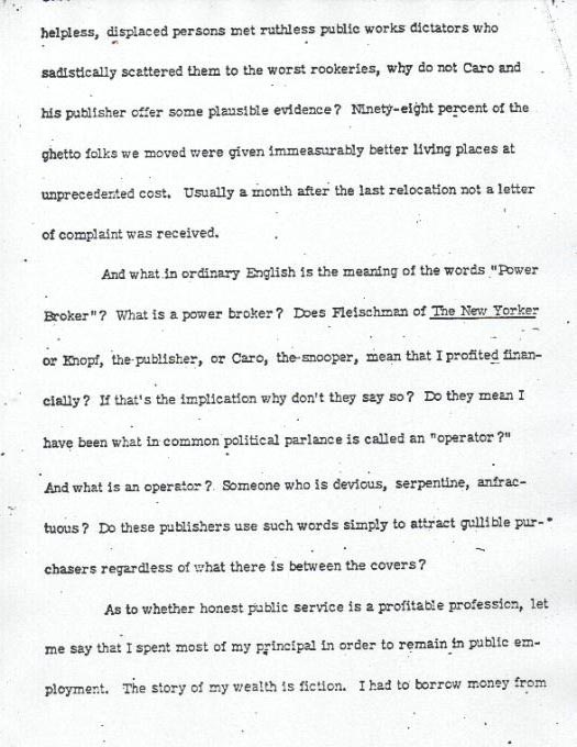 Robert Moses' Response to Robert Caro's The Power Broker, Page 4