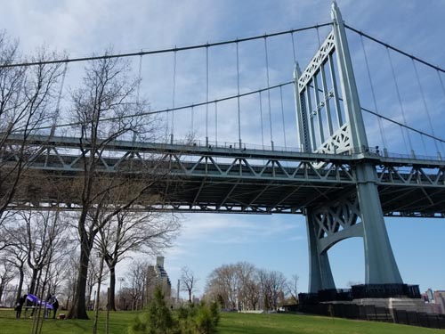 Triboro Bridge, Astoria Park, Astoria, Queens, April 13, 2017, 11:59 a.m.