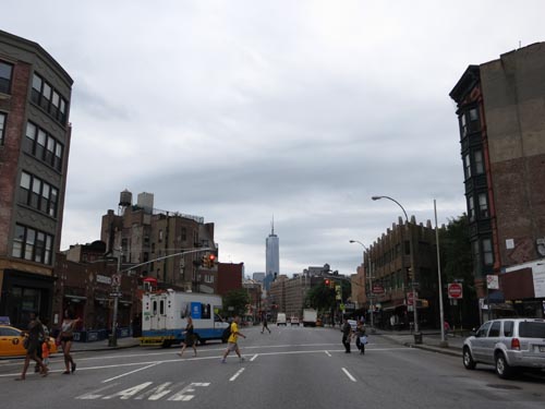 Looking South Down Seventh Avenue From Christopher Street, Greenwich Village, Manhattan, August 7, 2013, 9:46 a.m.