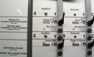 New York City Voting Booth