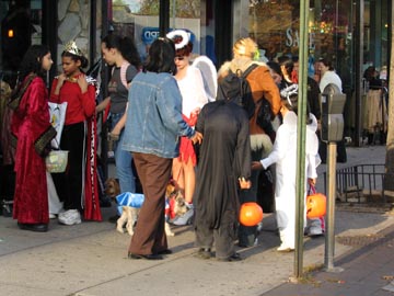 Greenpoint Avenue, Sunnyside, Queens, Halloween 2004