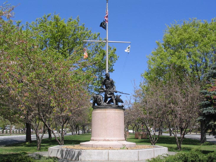 Bronx Victory Memorial, Mosholu Parkway at Marion Avenue, Bedford Park, The Bronx